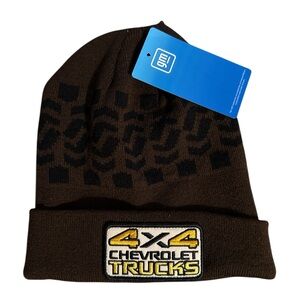 Chevrolet Trucks Brown Beanie Hat